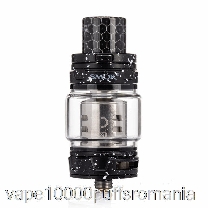 Vape Romania Smok Tfv12 Prince Rezervor Sub-ohm Negru Cu Spray Alb